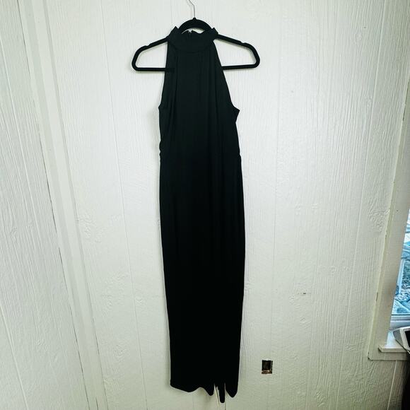 Alexia Admor Meghan Jumpsuit Black Size 8 NWT Classic Neutral Preppy Career Med - Picture 3 of 15